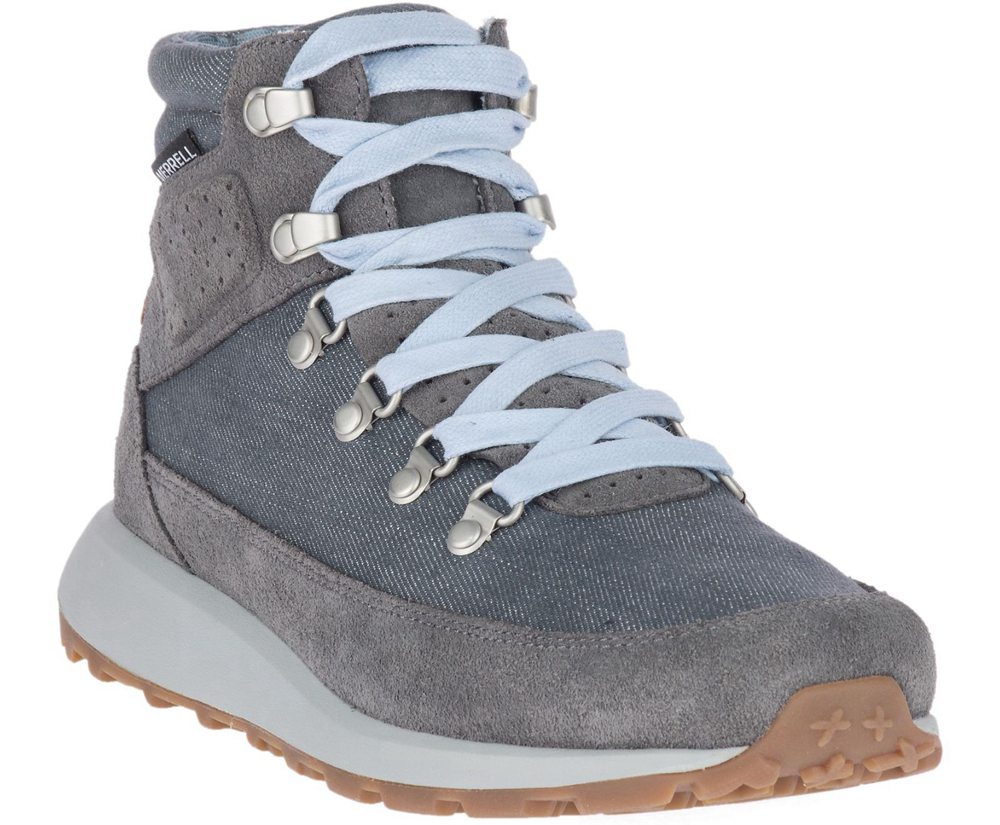 Merrell Boots Grey - Ashford Classic Chukka - Womens 31NHEBYTS